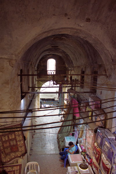 Old corridor in one of the original bazaars.